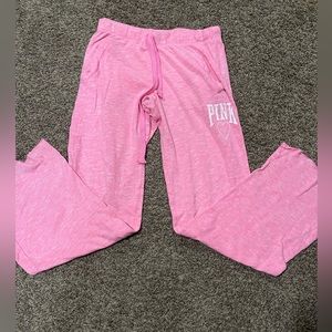 Pink boyfriend lounge pants